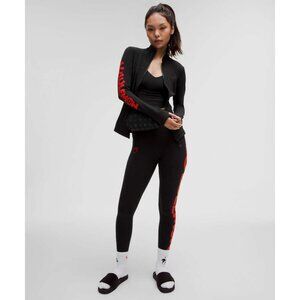 Disney X Lululemon Define Jacket Nulu & Align High Rise Pants 25" Black/Red